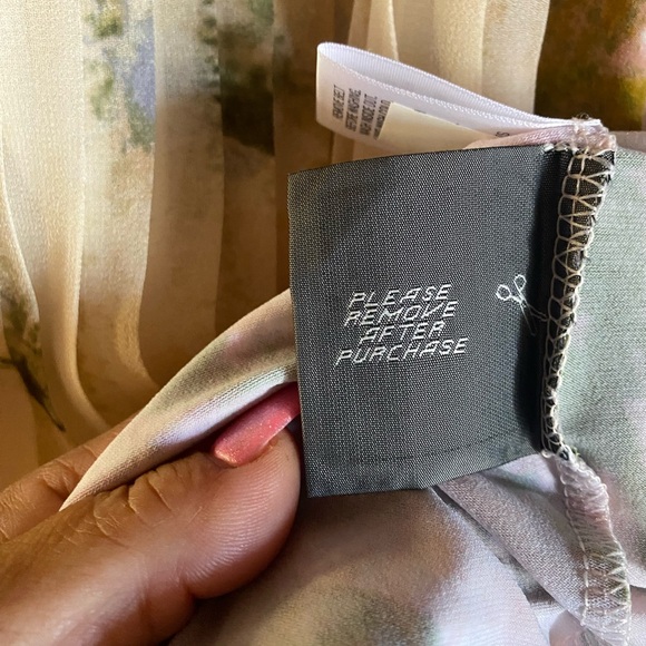 Vera Wang Kohl's Tan and Cream Midi Sundress for Wedding Guest - Picture 10 of 12